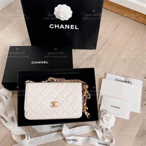 chanel woc white|chanel wallet on chain cost.